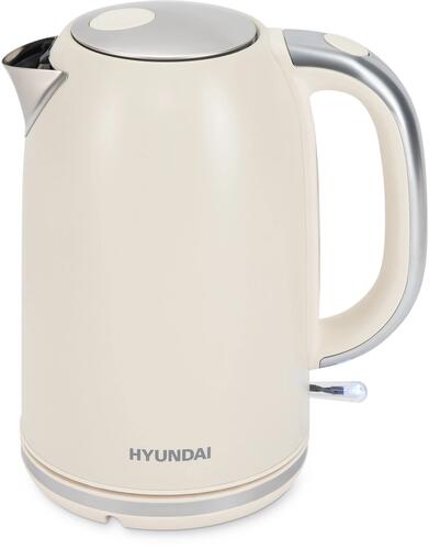 Купить Электрочайник Hyundai HYK-S9900 бежевый  9091249. Характеристики, отзывы и цены в Донецке