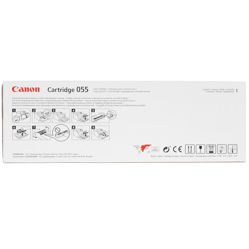 Купить Тонер-картридж лазерный Canon 055 C голубой  5319743. Характеристики, отзывы и цены в Донецке