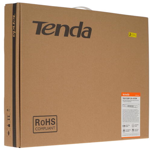 Купить Коммутатор Tenda TEG1126P-24-410W  9902994. Характеристики, отзывы и цены в Донецке