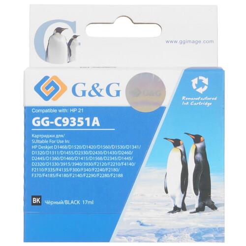 Купить Картридж G&G GG-C9351A черный  9914377. Характеристики, отзывы и цены в Донецке