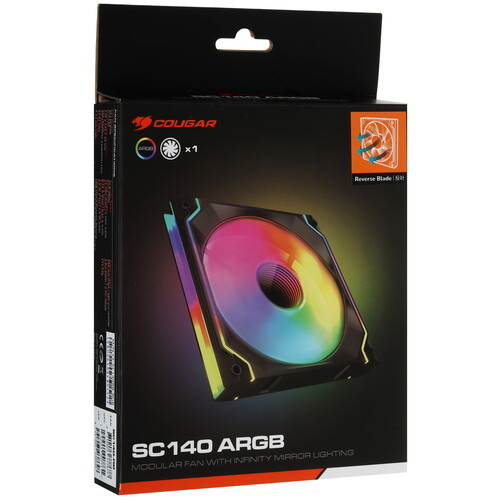 Купить Вентилятор Cougar SC140 ARGB Reverse Blade  5609715. Характеристики, отзывы и цены в Донецке