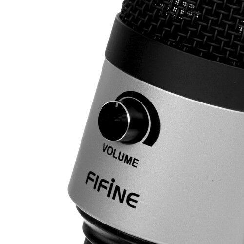 Купить Микрофон Fifine K669 серебристый  9925698. Характеристики, отзывы и цены в Донецке