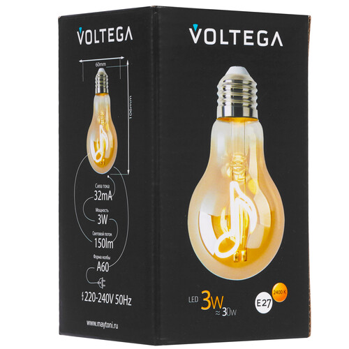 Купить Лампа светодиодная Voltega 8582  9184776. Характеристики, отзывы и цены в Донецке