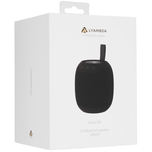 Купить Портативная колонка LYAMBDA LBS201, черный  9233381. Характеристики, отзывы и цены в Донецке