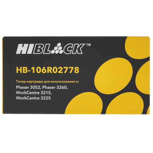 Купить Тонер-картридж лазерный Hi-Black HB-106R02778 черный  9263885. Характеристики, отзывы и цены в Донецке