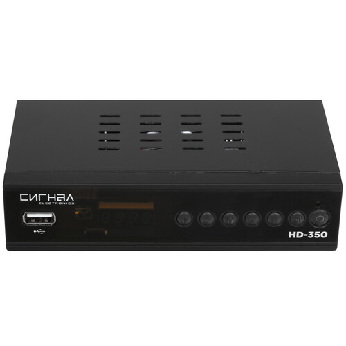 Купить Приставка для цифрового ТВ Сигнал HD-350 черный  5469898. Характеристики, отзывы и цены в Донецке