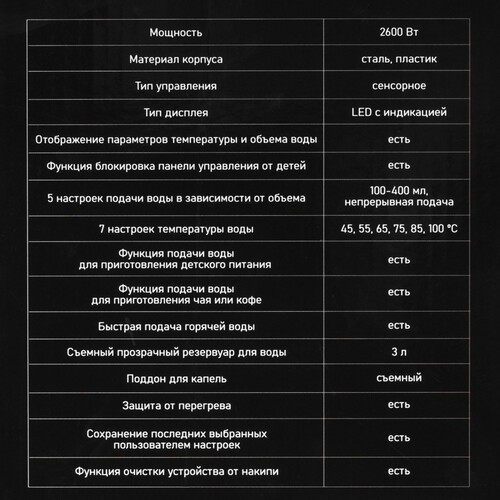 Купить Термопот Weissgauff WWT 3000 DBx серый  5638933. Характеристики, отзывы и цены в Донецке