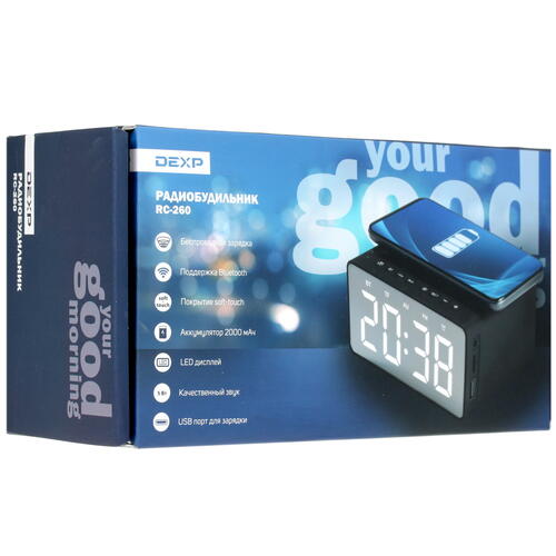 Купить Радиобудильник DEXP RC-260  1346359. Характеристики, отзывы и цены в Донецке