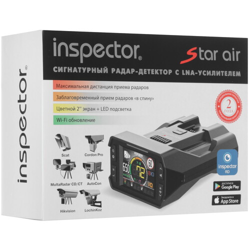Купить Радар-детектор Inspector Star Air  9033247. Характеристики, отзывы и цены в Донецке