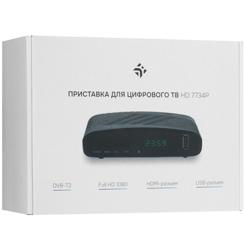 Купить Приставка для цифрового ТВ DEXP HD 7734P черный  5494233. Характеристики, отзывы и цены в Донецке