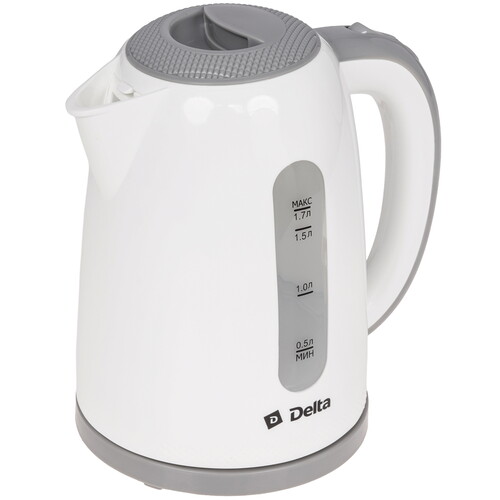 Купить Электрочайник DELTA DL-1106 серый  9050535. Характеристики, отзывы и цены в Донецке
