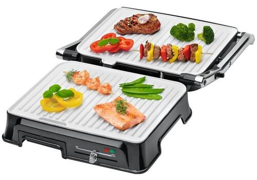 Купить Гриль Clatronic KG 3571 серебристый  1079060. Характеристики, отзывы и цены в Донецке