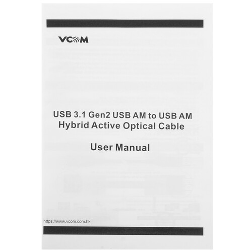 Купить Кабель VCOM USB 3.2 Gen 2 Type-A - USB 3.2 Gen 2 Type-A  5630643. Характеристики, отзывы и цены в Донецке