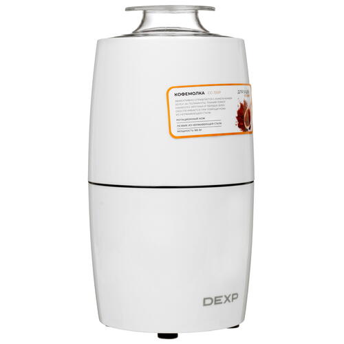 Купить Кофемолка электрическая DEXP CG-150P белый  9969096. Характеристики, отзывы и цены в Донецке
