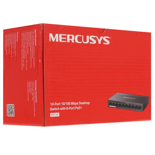 Купить Коммутатор Mercusys MS110P  5416668. Характеристики, отзывы и цены в Донецке
