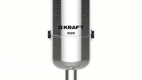 Купить Блендер погружной Kraft KF-HB10004SPBL серебристый  5350766. Характеристики, отзывы и цены в Донецке
