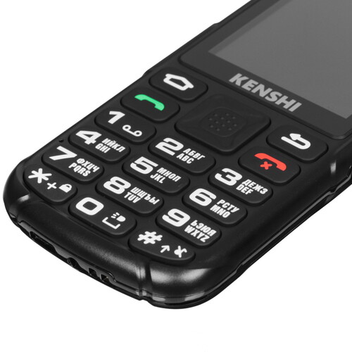Купить Сотовый телефон KENSHI Senior 281 черный  9119431. Характеристики, отзывы и цены в Донецке
