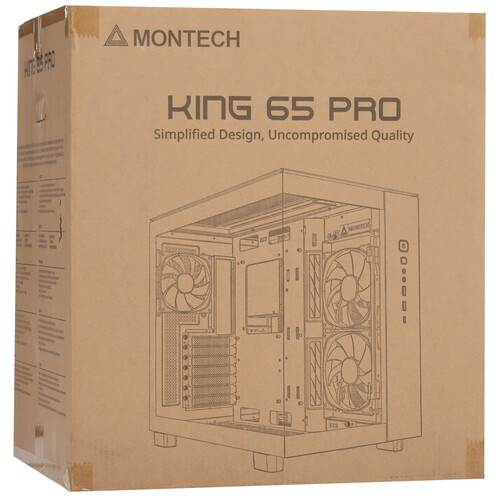 Купить Корпус MONTECH KING 65 PRO  5479157. Характеристики, отзывы и цены в Донецке