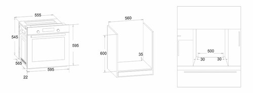Купить Электрический духовой шкаф Simfer B6EB56016 черный  8186946. Характеристики, отзывы и цены в Донецке