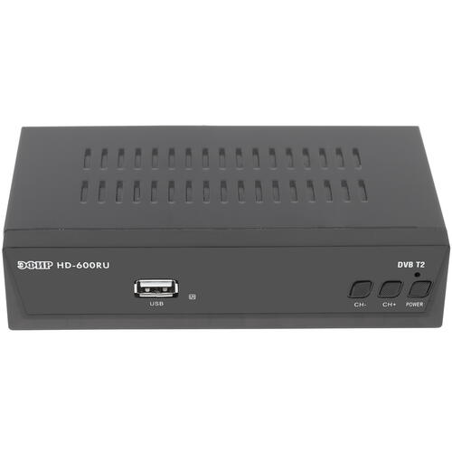 Купить Приставка для цифрового ТВ Эфир HD-600RU черный  1316947. Характеристики, отзывы и цены в Донецке