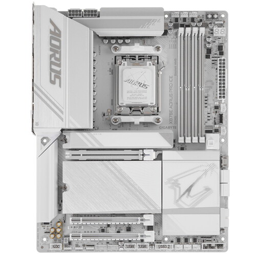 Купить Материнская плата GIGABYTE X870E AORUS PRO ICE  5492050. Характеристики, отзывы и цены в Донецке