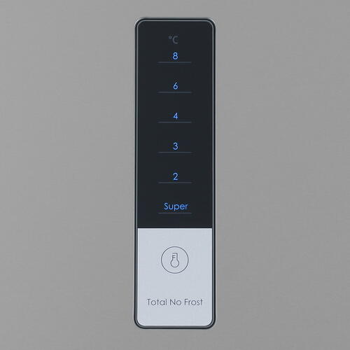 Купить Холодильник с морозильником  DEXP B4-32AMA серебристый  9064767. Характеристики, отзывы и цены в Донецке