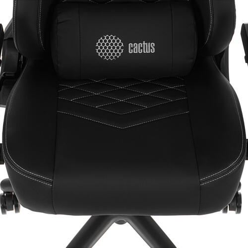 Купить Кресло игровое Cactus CS-CHR-0112BL черный  9936021. Характеристики, отзывы и цены в Донецке