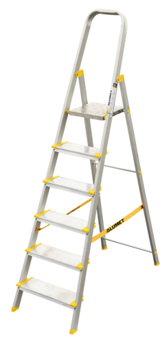 Купить Стремянка односекционная Алюмет АS706  9124876. Характеристики, отзывы и цены в Донецке