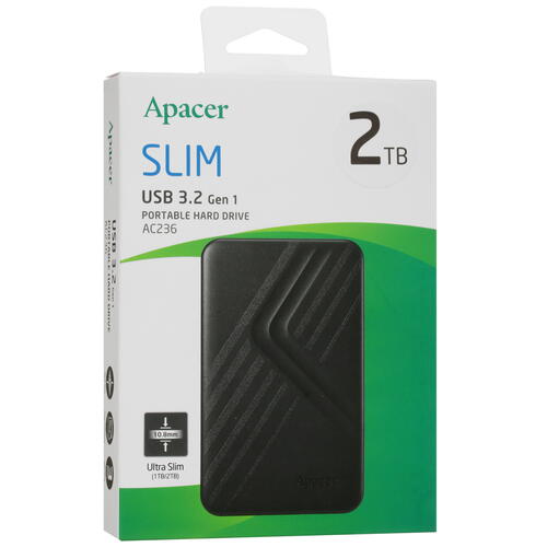 Купить 2 ТБ Внешний HDD Apacer AC236  5054336. Характеристики, отзывы и цены в Донецке