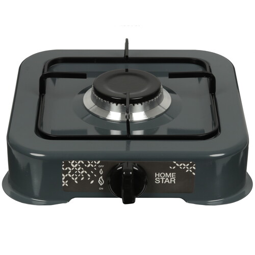 Купить Газовая плитка HOMESTAR HS-1201 черный  8136750. Характеристики, отзывы и цены в Донецке