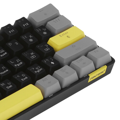 Купить Клавиатура проводная PANTEON T3 PRO BS HS RGB  9251451. Характеристики, отзывы и цены в Донецке