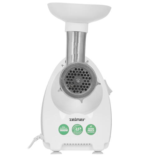 Купить Мясорубка электрическая ZELMER ZMM4080B белый  8199835. Характеристики, отзывы и цены в Донецке