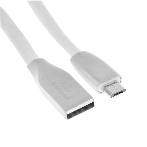 Купить Кабель плоский Cablexpert micro USB - USB 2.0 Type-A белый 3 м  5485496. Характеристики, отзывы и цены в Донецке
