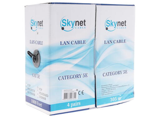Купить Витая пара SkyNet Premium CSP-FTP-4-CU-OUT  1095803. Характеристики, отзывы и цены в Донецке