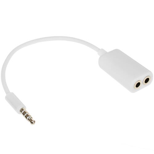 Купить Разветвитель   Aceline 3.5 mm jack - 3.5 mm jack x2 белый  1380500. Характеристики, отзывы и цены в Донецке