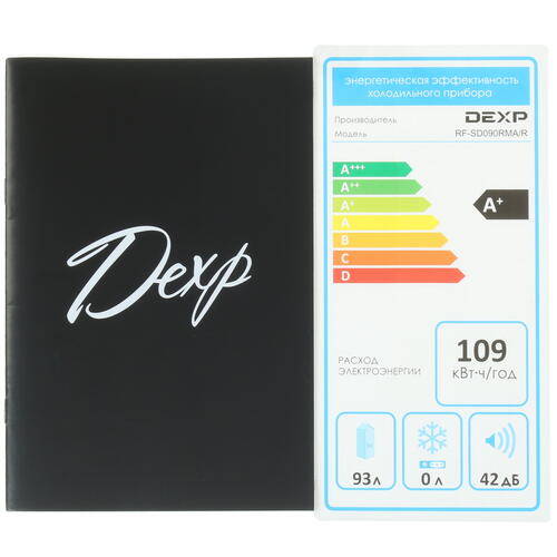 Купить Холодильник компактный   DEXP RF-SD090RMA/R красный  4703598. Характеристики, отзывы и цены в Донецке
