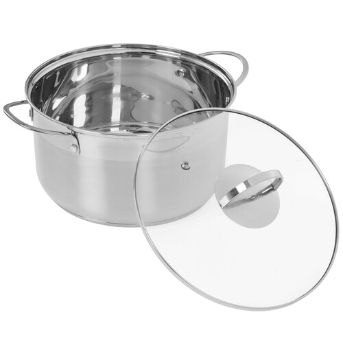 Купить Кастрюля Webber Premium BE-349/2 4.8 л 22 см серебристый  9175495. Характеристики, отзывы и цены в Донецке