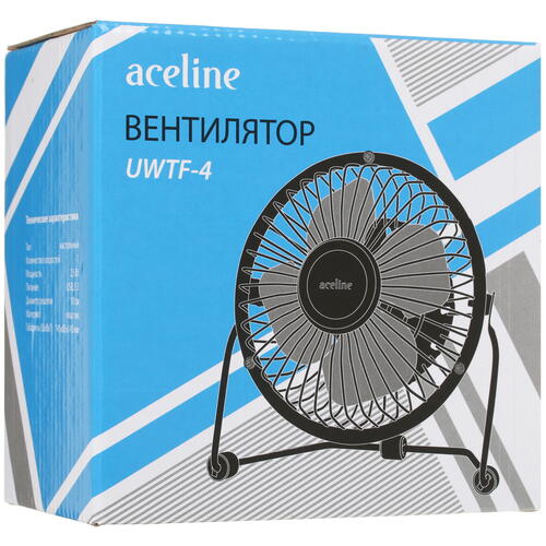 Купить Вентилятор Aceline UWTF-4  черный  4715475. Характеристики, отзывы и цены в Донецке