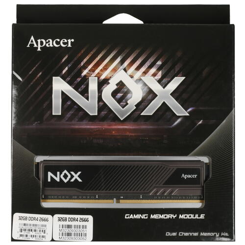 Купить Оперативная память Apacer NOX [AH4U32G26C08YMBAA-2] 32 ГБ  5095709. Характеристики, отзывы и цены в Донецке