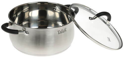 Купить Кастрюля Taller Шелборн TR-1046 5.2 л 24 см серебристый  1155151. Характеристики, отзывы и цены в Донецке