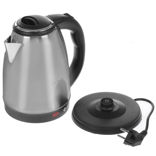 Купить Электрочайник GEMLUX GL-K101SS серебристый  8109415. Характеристики, отзывы и цены в Донецке