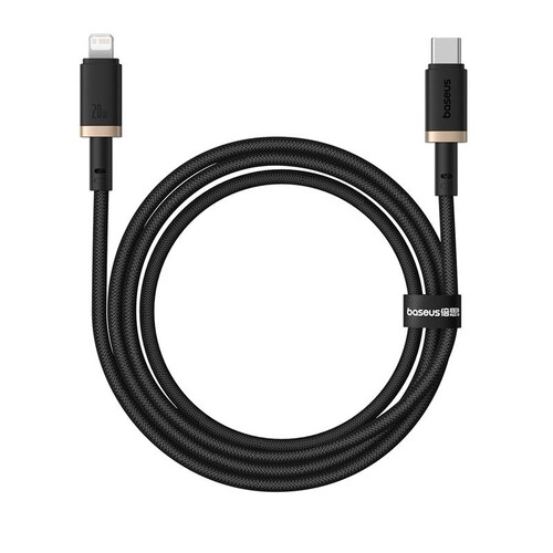 Купить Кабель круглый Baseus Lightning 8-pin - USB Type-C золотистый 1 м  5627486. Характеристики, отзывы и цены в Донецке