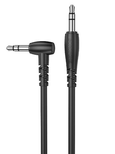 Купить Кабель   Borofone jack 3.5 мм - jack 3.5 мм черный  5474932. Характеристики, отзывы и цены в Донецке