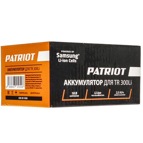 Купить Аккумулятор Patriot TR 300Li  8122896. Характеристики, отзывы и цены в Донецке