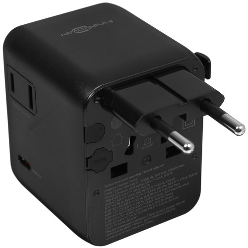 Купить Туристический адаптер FinePower TW35  9300654. Характеристики, отзывы и цены в Донецке
