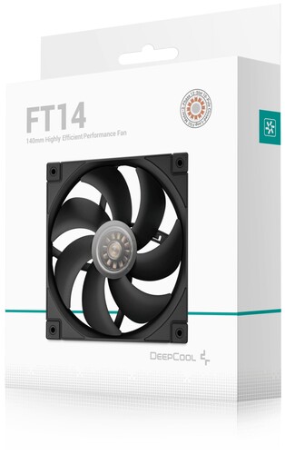 Купить Вентилятор DEEPCOOL FT14  черный  5495529. Характеристики, отзывы и цены в Донецке