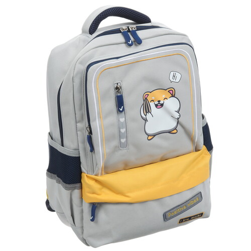 Купить Рюкзак BRAUBERG STAR Hamster серый  9128403. Характеристики, отзывы и цены в Донецке