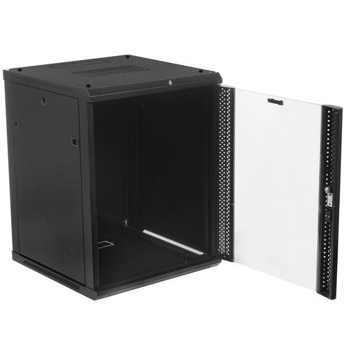Купить Шкаф коммутационный Hyperline TWB-1566-GP-RAL9004  4710657. Характеристики, отзывы и цены в Донецке