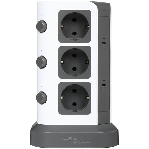 Купить Сетевой фильтр AGNI TP-VG6U12E-C-W серый  9289246. Характеристики, отзывы и цены в Донецке