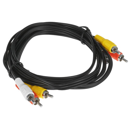Купить Кабель   Telecom 3RCA - 3RCA черный  5077393. Характеристики, отзывы и цены в Донецке